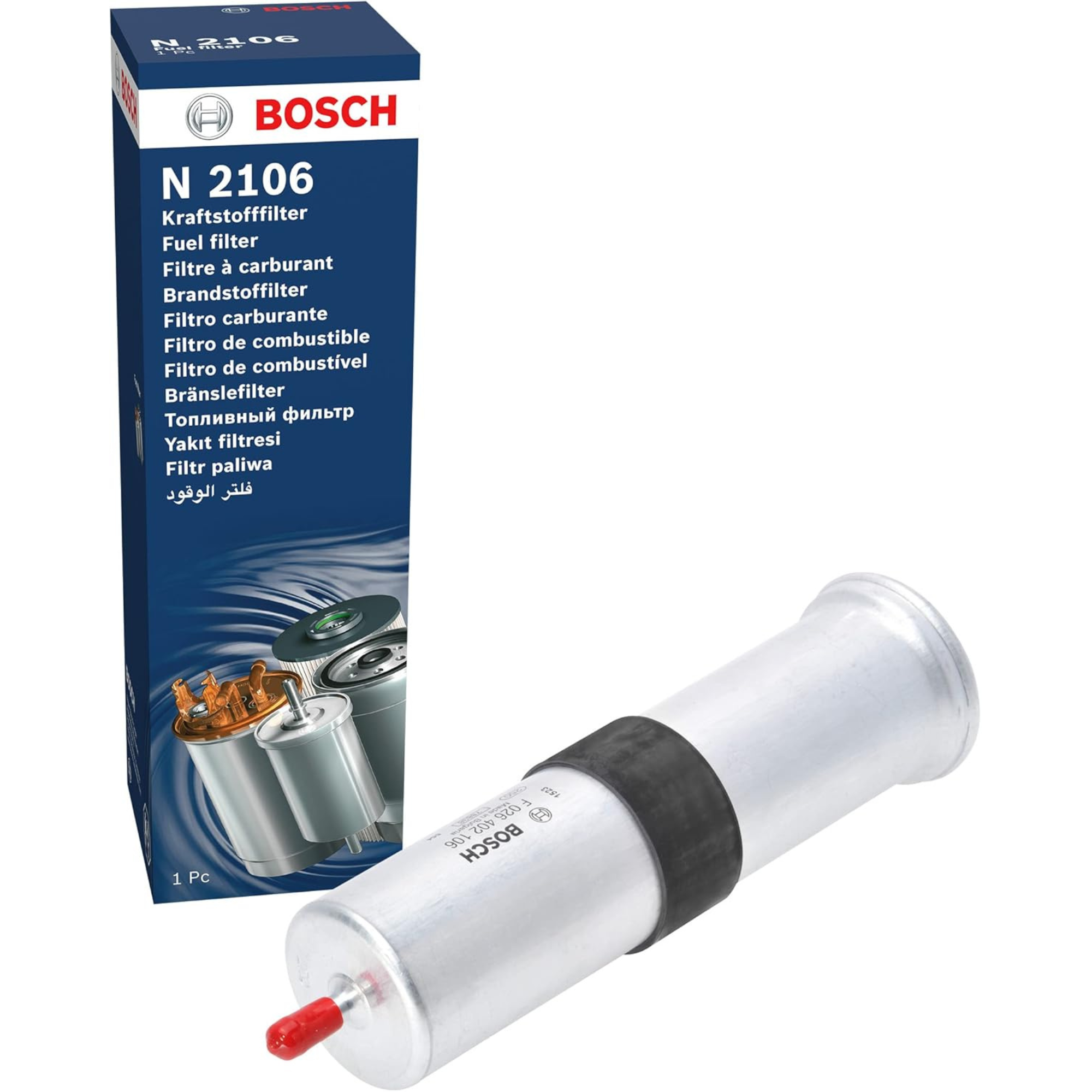Bosch Fuel Filter F026402106 - N2106,Bosch fuel filter F026402106 (N2106) automotive replacement fuel filter