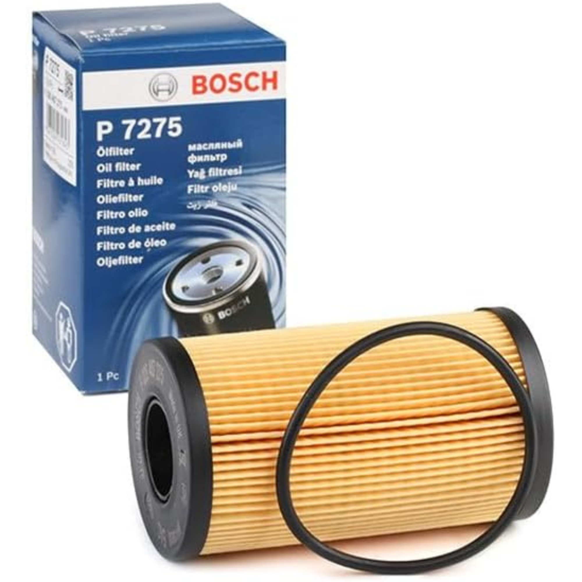 Bosch Oil Filter,F026407275 - P7275,Bosch Oil Filter F026407275 (P7275), durable metal filter for engine oil