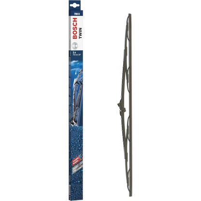 Bosch Super Plus conventional windshield wiper blade, 28-inch (700mm), durable metal frame car wiper blade, model SP28