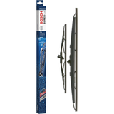 Bosch Super Plus conventional windshield wiper blade set, 22-inch and 16-inch (550mm/400mm), metal frame car wiper blades, model SP22/16S