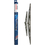 Bosch Super Plus conventional windshield wiper blade set, 24-inch and 16-inch (600mm/400mm), durable metal frame car wiper blades, model SP24/16S
