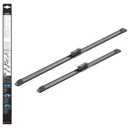 Bosch Aerotwin Flat Wiper Blade Set 24" (600mm) & 18" (450mm) - A188S 
