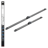 Bosch Aerotwin Flat Wiper Blade Set 26" (650mm) & 18" (450mm) - A524S, frameless aerodynamic car wiper blades, model A524S