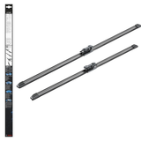 Bosch Aerotwin Flat Wiper Blade Set 29" (725mm) & 25" (625mm) - A718S, frameless aerodynamic car wiper blades, model A718S.