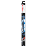 Bosch Aerotwin Plus Flat Wiper Blade 18 inch (450mm), model AP18U, black, designed for front windshield of cars