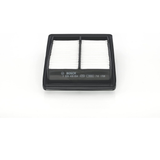 F026400054,S0054,Bosch air filter F026400054 S0054, rectangular automotive engine air filter with pleated paper element and black plastic frame