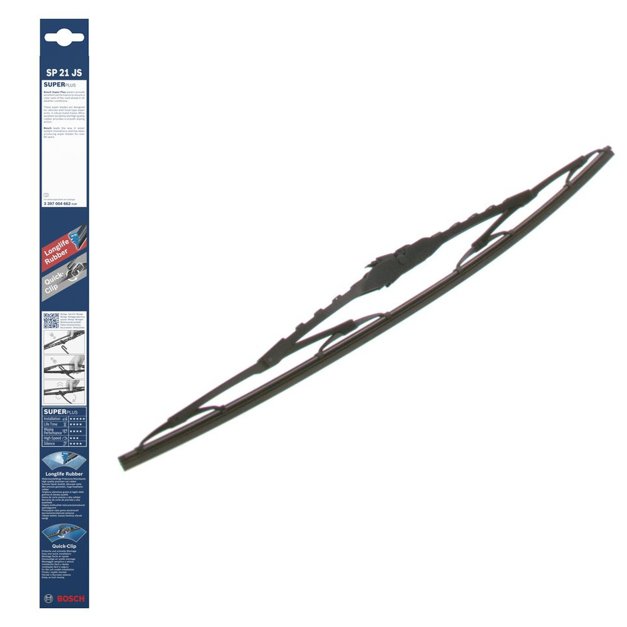 Bosch Super Plus Conventional Wiper Blade 21" (530mm) - SP21JS