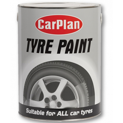 Carplan Tyre Paint Black Tin 5 Litre