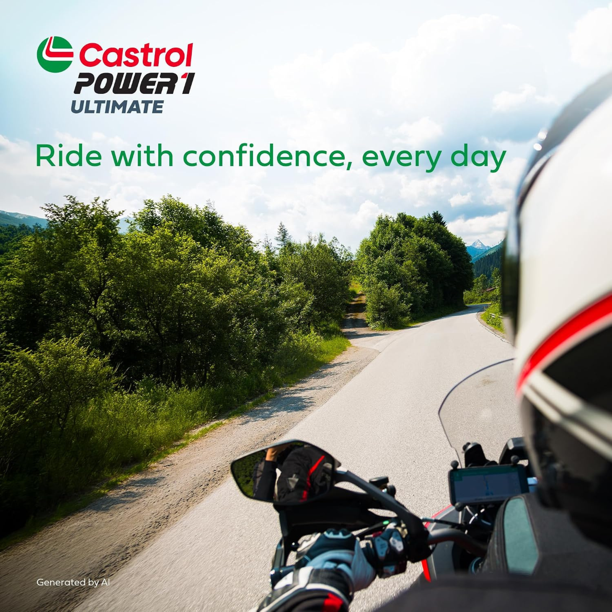 Castrol Power 1 Racing Engine Oil 2T 1L