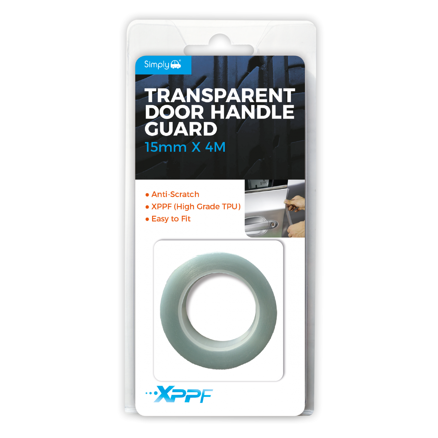 Simply Transparent Anti-Scratch Door Edge Guard 15Mmx4M