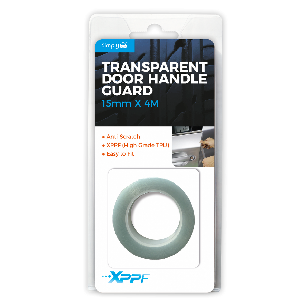 Simply Transparent Anti-Scratch Door Edge Guard 15Mmx4M