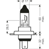 Simply H4 472 12V 60/55W Bulbs (Pack Of 10)