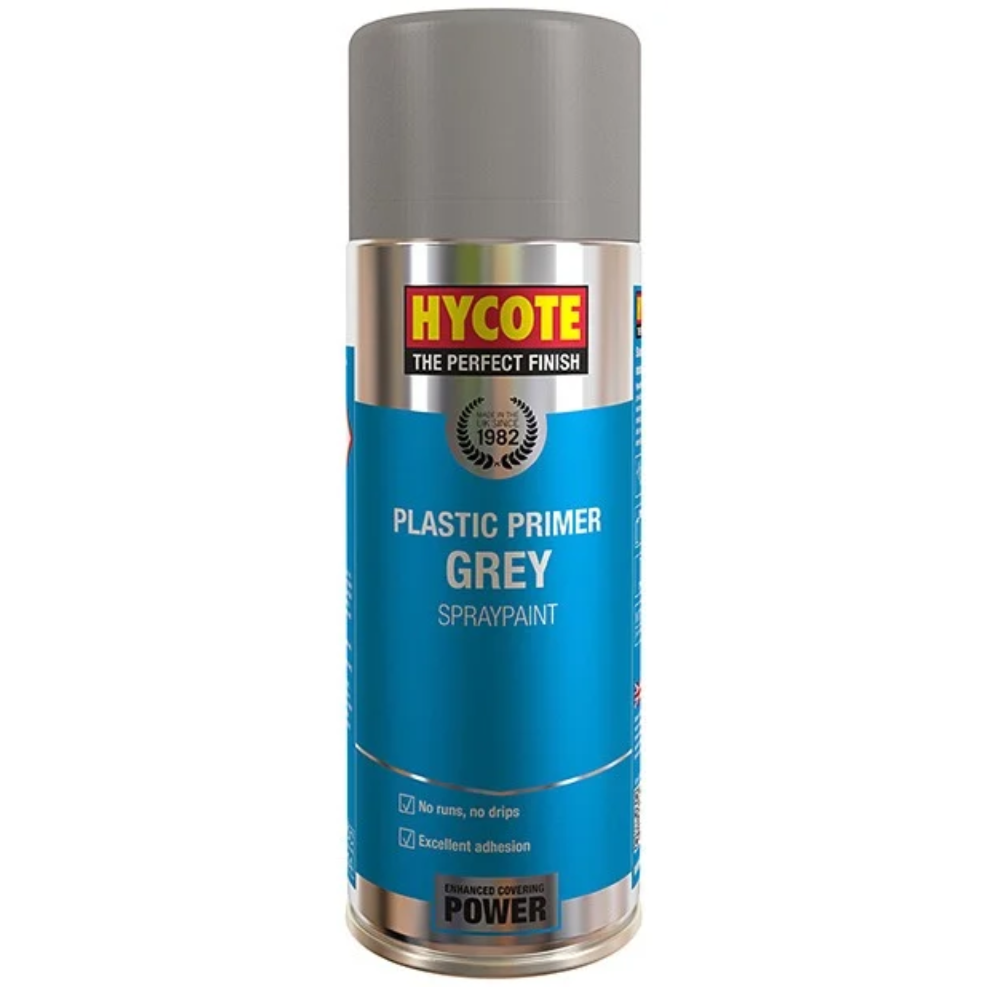 Hycote Plastic Primer Grey Spray Paint 400ml