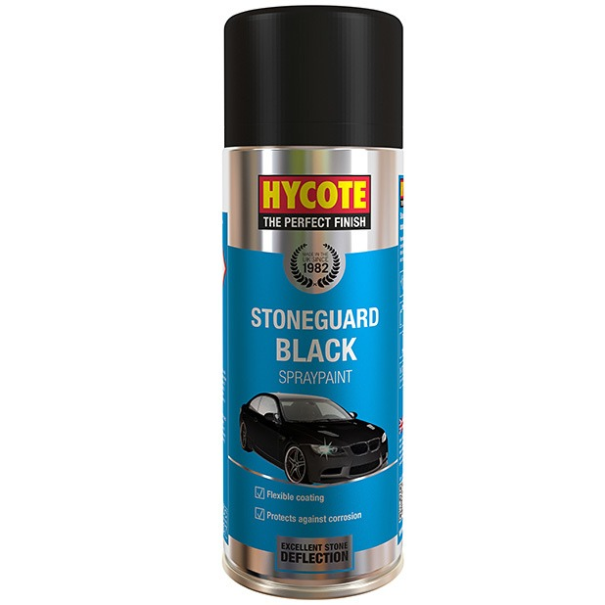 Hycote Stoneguard Black Spray Paint 400ml