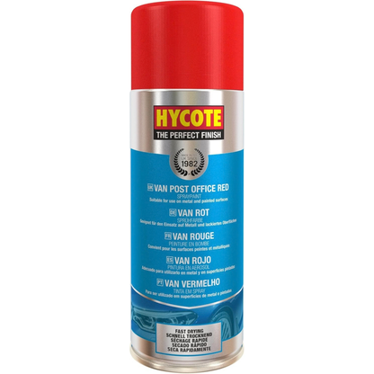 Hycote Van Post Office Red Spray Paint 400ml