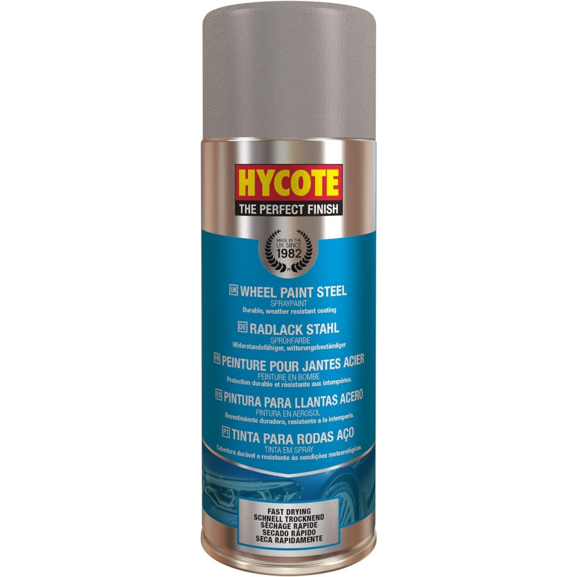 Hycote Wheel Paint Steel Spray Paint 400ml