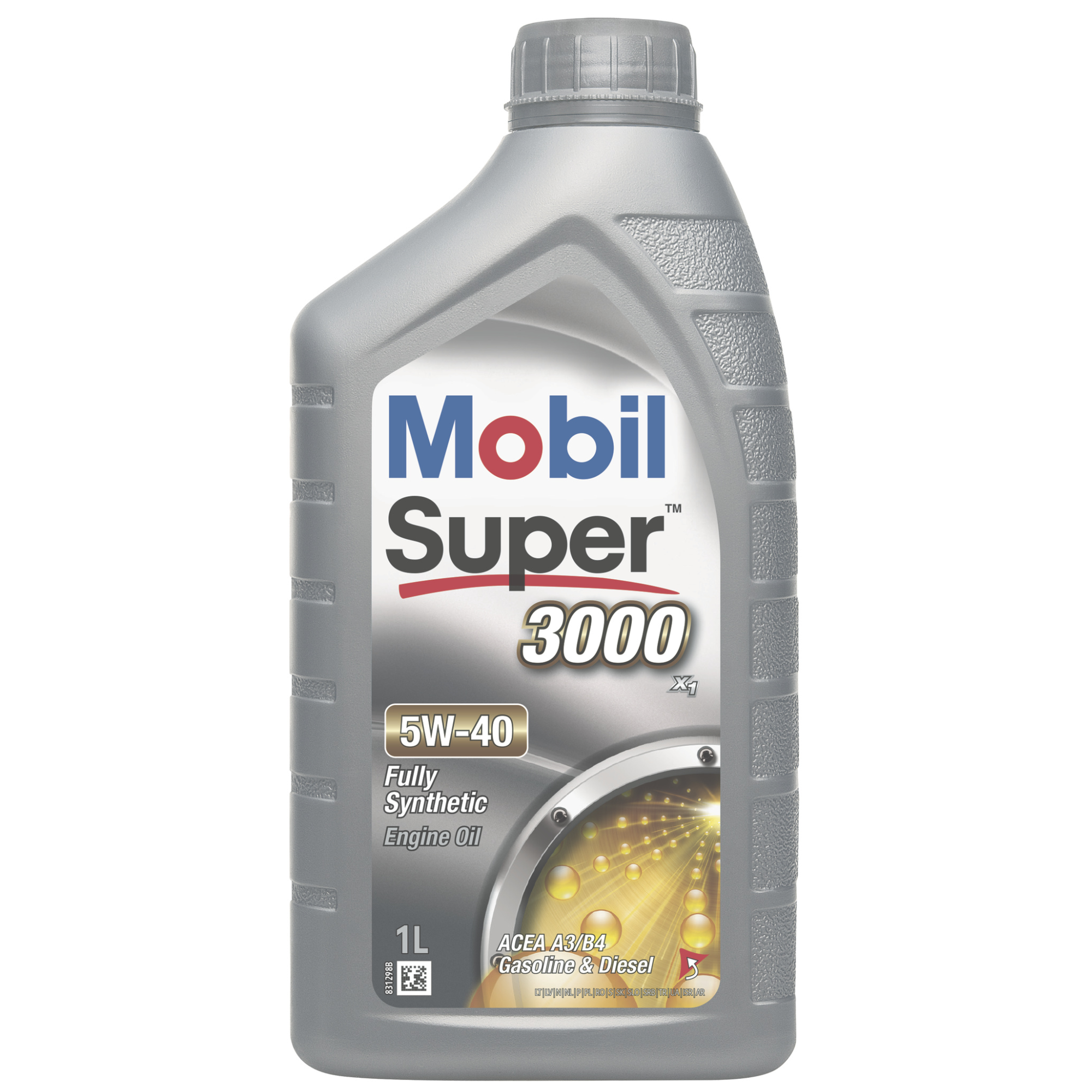 Mobil Super 3000 X1 5W40 Engine Oil EU-SW Fully Synthetic Protection Clean