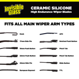 Invisible Glass Ceramic Wiper Blade - 19" (475mm)