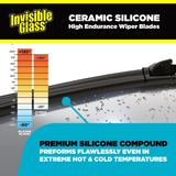 Invisible Glass Ceramic Wiper Blade - 18" (450mm)