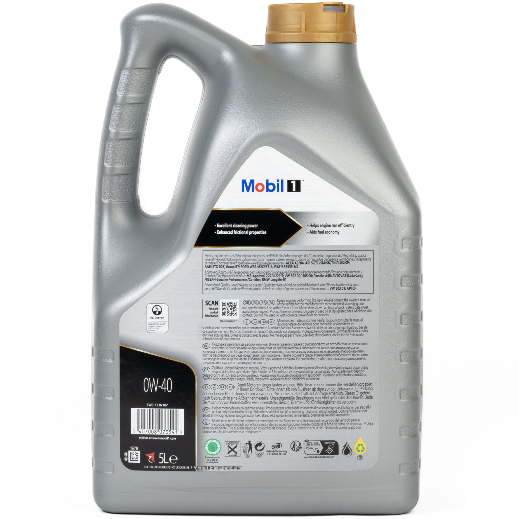 Mobil 1 FS Engine Oil 0W-40 5L