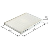Bosch Cabin Air Pollen Filter 1987432004 - M2004