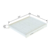 Bosch Cabin Air Pollen Filter 1987432057 - M2057