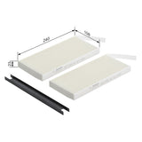 Bosch Cabin Air Pollen Filter 1987432078 - M2078