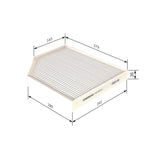 Bosch Cabin Air Pollen Filter 1987435016 - M5016