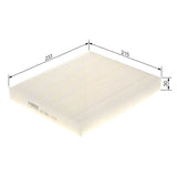 Bosch Cabin Air Pollen Filter 1987435056 - M5056