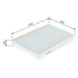Bosch Cabin Air Pollen Filter 1987435057 - M5057