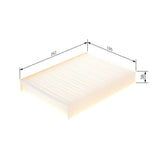 Bosch Cabin Air Pollen Filter 1987435082 - M5082