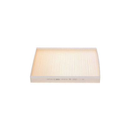 1987435159 - M5159,"Bosch Cabin Air Pollen Filter model 1987435159 (M5159), rectangular automotive air filter with pleated white filtration material and black frame, designed to remove pollen, dust, and other airborne particles from vehicle interiors."