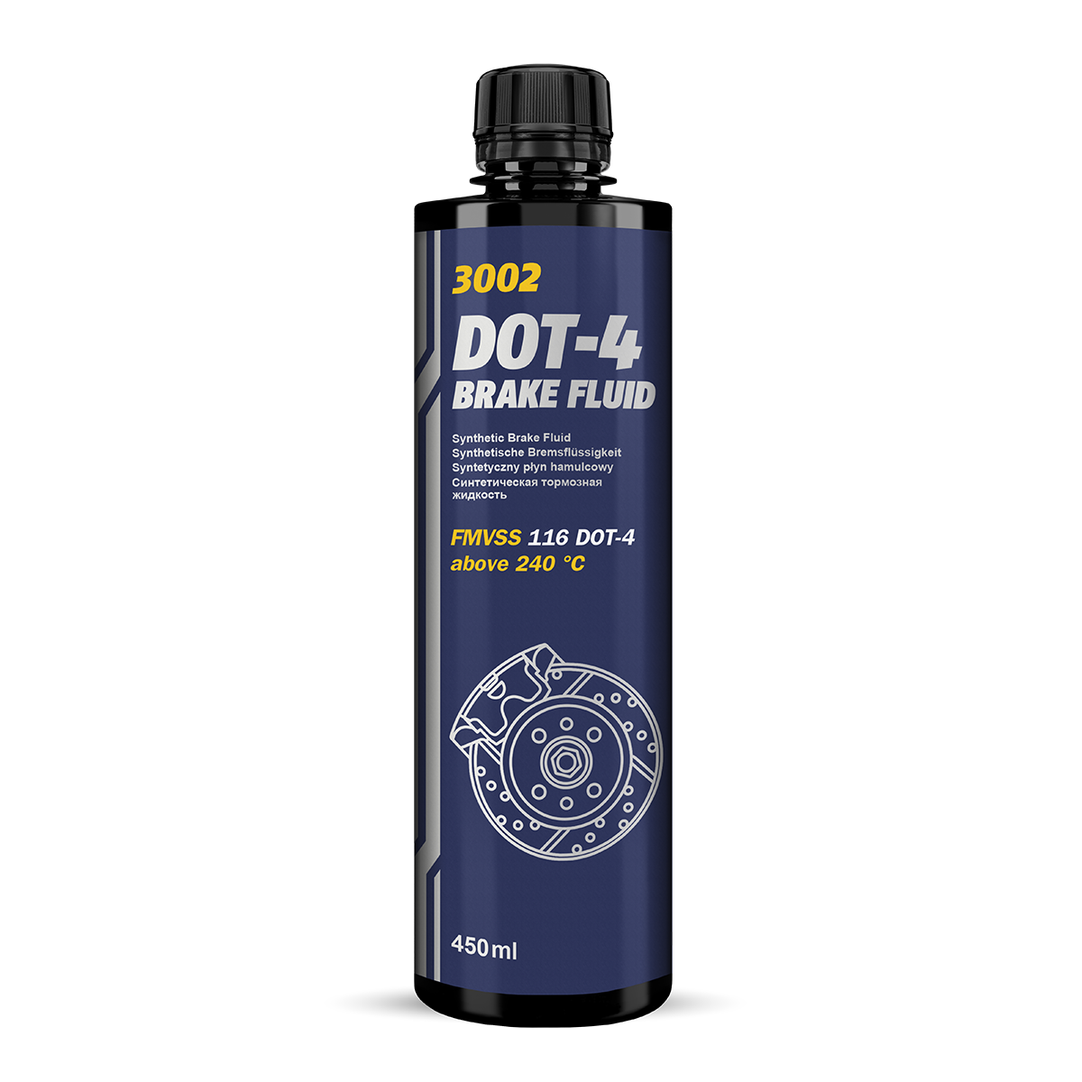 Mannol Brake Fluid Dot-4 450ml