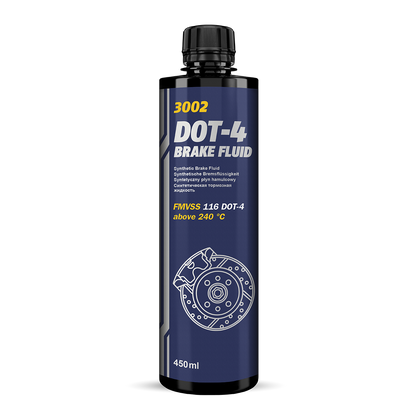 Mannol Brake Fluid Dot-4 450ml