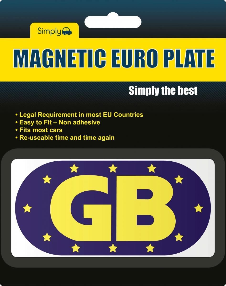 Magnetic GB (Euro) Plate