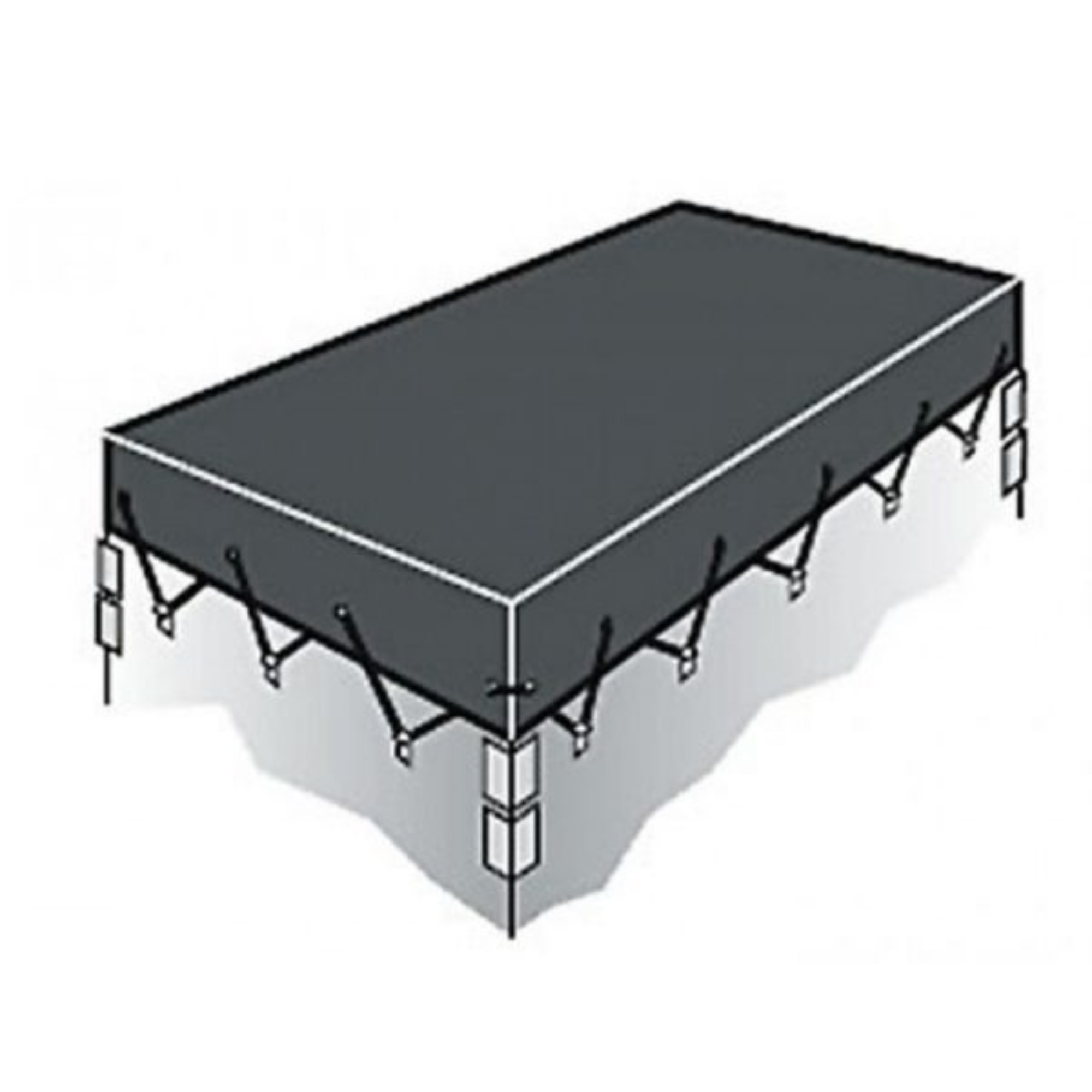 Maypole Heavy Duty Trailer Cover 5'X3'