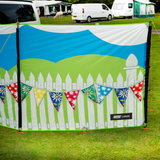 Maypole 3 Panel Poled Windbreak 'Summer Days’
