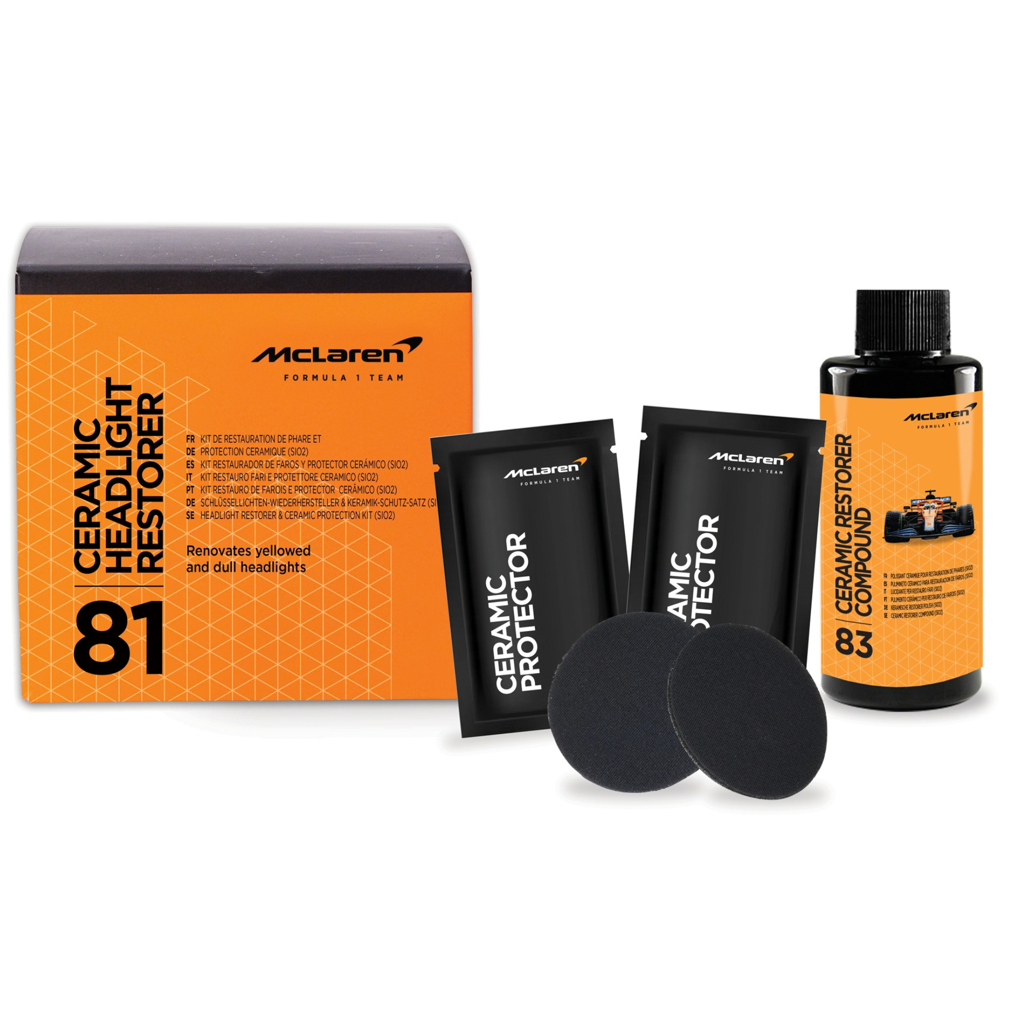 McLaren Headlamp Restorer & Ceramic Protection Kit