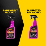 Wheel and tyre cleaner 710ml, removes brake dust, safe on alloys and rubber.