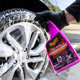 Wheel and tyre cleaner 710ml, removes brake dust, safe on alloys and rubber.