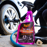 Wheel and tyre cleaner 710ml, removes brake dust, safe on alloys and rubber.