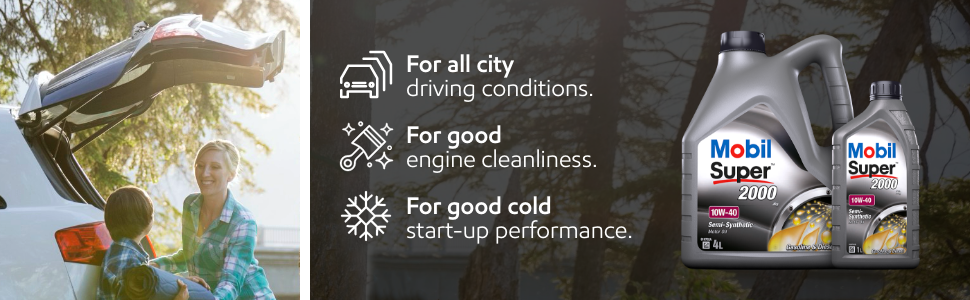 Mobil Super 2000 X1 Engine Oil 10W-40 EU-SW 5L