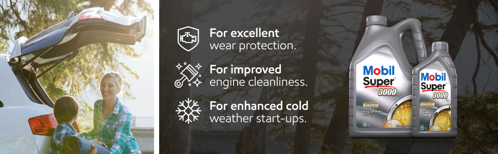 Mobil Super 3000 X1 Engine Oil 5W-40 EU-SW