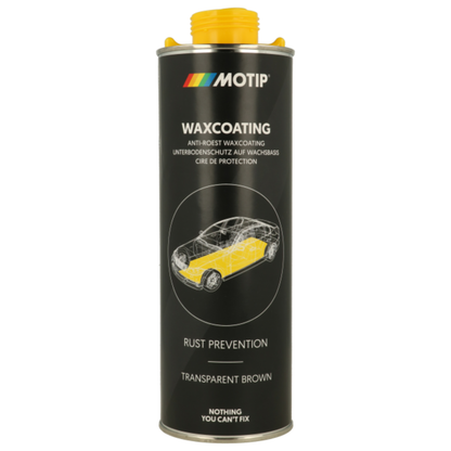 Motip Car-Underbody Wax Coating Transparent Brown 1 Litre