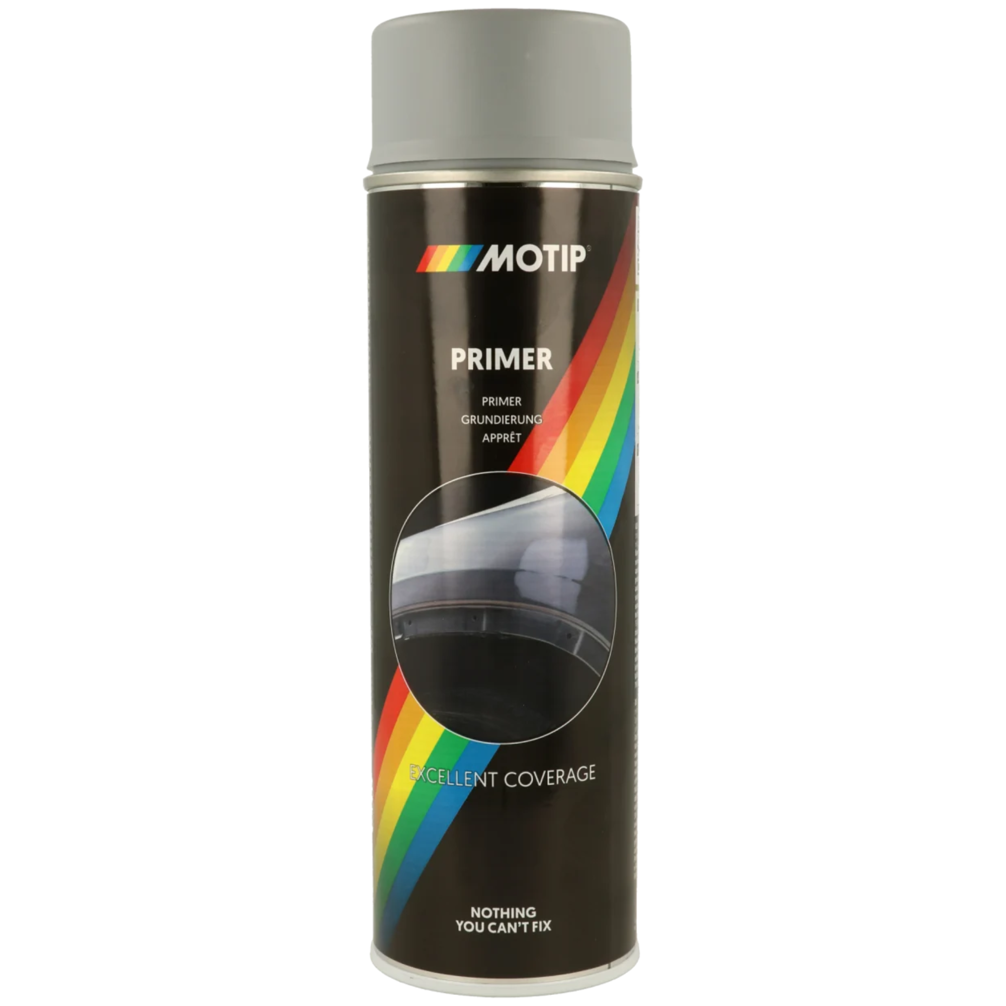 Motip Acrylic Grey Primer Aerosol Spray Paint 500ml
