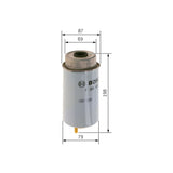 Bosch Fuel Filter F026402079 - N2079