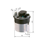 Bosch Fuel Filter F026402204 - N2204