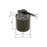 Bosch Fuel Filter F026402839 - N2839