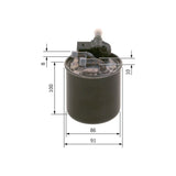 Bosch Fuel Filter F026402843 - N2843