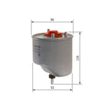 Bosch Fuel Filter F026402862 - N2862